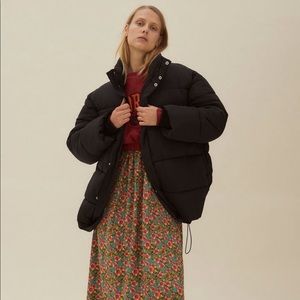Oversized Zip Through Padded Puffer Jacket